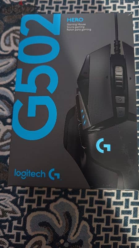 Logitech g502 ماوس بالضمان والعلبه 3