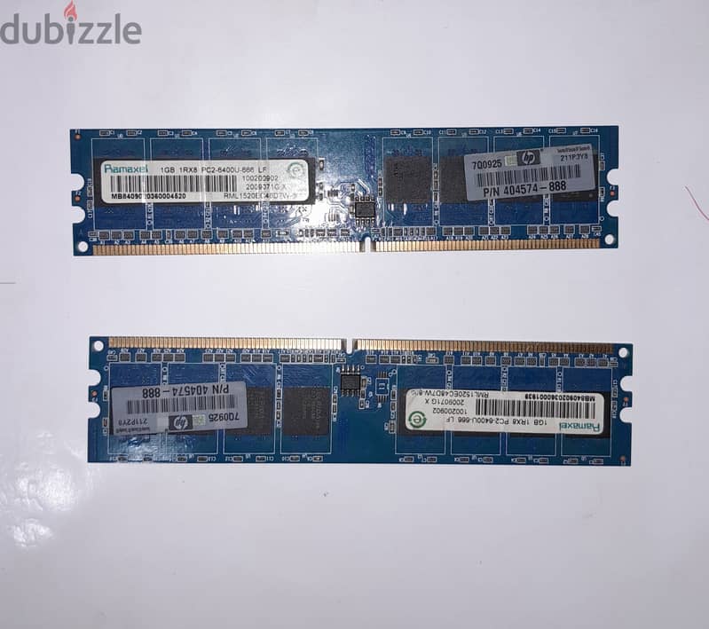 Ram ddr 2.  . . . . 2gega 0