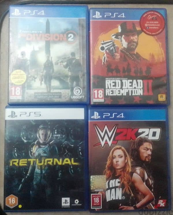 returnal , red dead , division , wwe 20 0