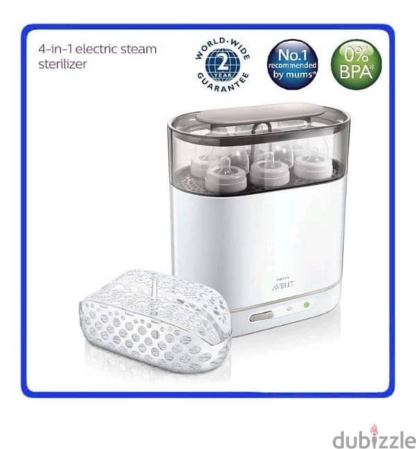 Philips Avent 4-in-1 electric steam sterilizer  SCF286 / فيليبس افنت 6