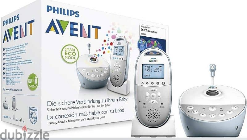 Philips Avent Audio Monitors DECT Baby  فيليبس افنت جهاز مراقبة الطفل 0