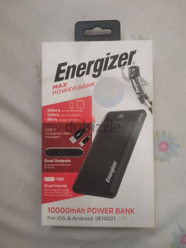 باور بنك energizer 0