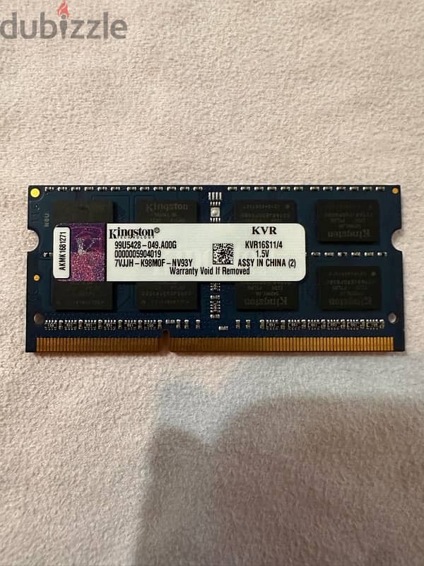 Kingston DDR3 4GB 1