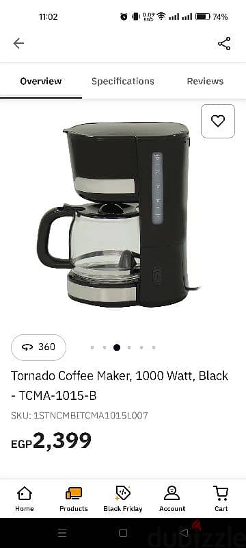 Tornado Coffee Maker 8