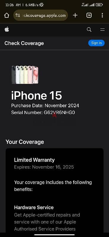 iPhone 15 128GB Sealed from Tradeline 0