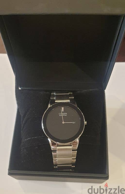 ساعه citizen eco drive AU1060 - 51E جديده لم تستخدم بضمان ٣ سنوات 0