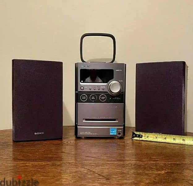 Sony CMT-NEZ30 AM/FM Stereo CD Cassette Micro Hi-Fi Component System 1