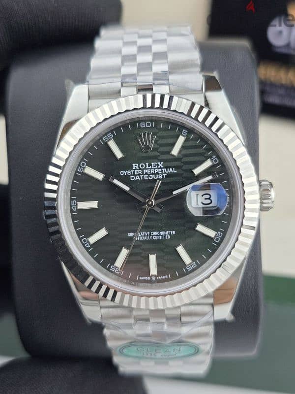 Super Clone Rolex Datejust, swiss ETA 3235 movement, Clean factory 0