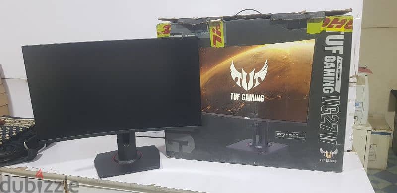 كسر زيرو Monitor Asus TUF Gaming VG27WQ Curved Gaming Monitor– 27 inch 2