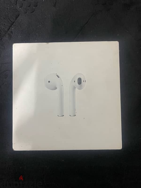 ايربودز ايل الجيل الثاني airpods 2nd generation  الاصليه بكرتونتها 4