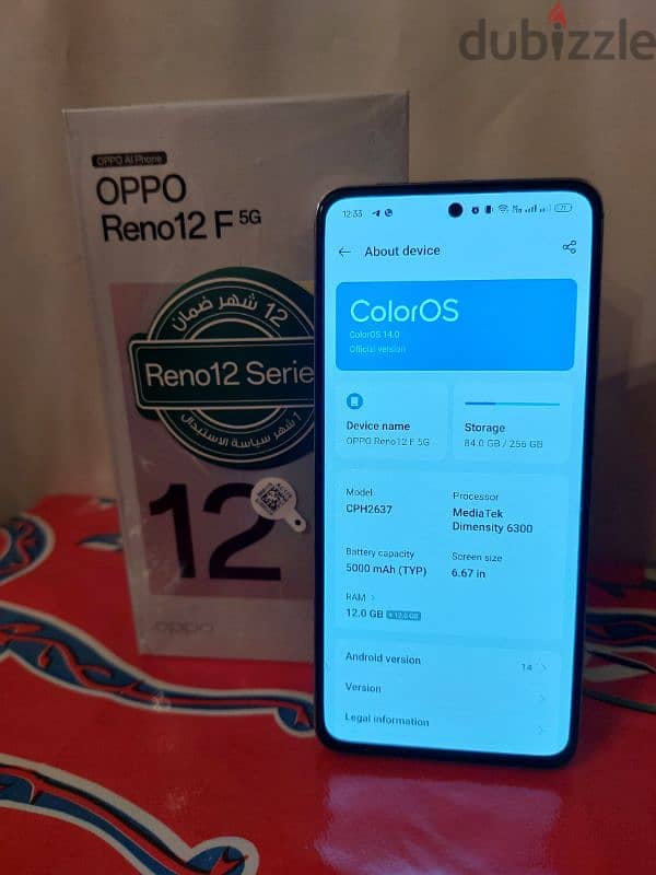 oppo reno 12 F 5G 3