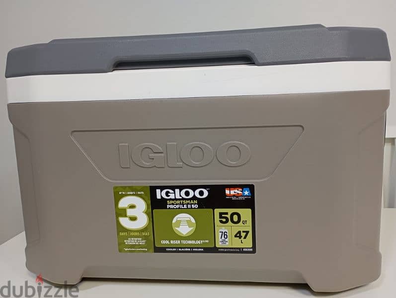 ايس بوكس ايجلو بروفايل Ice box Igloo ProfileII  Cooler, 50 Made in USA 0