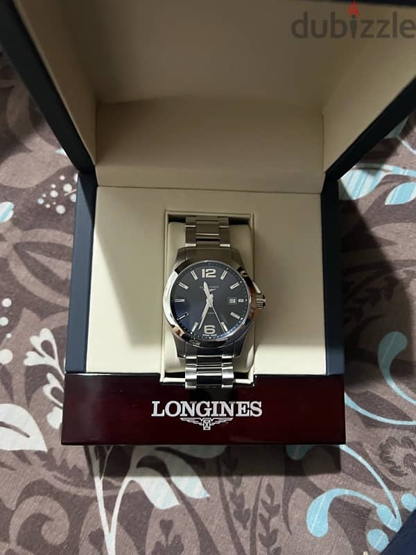 Longines Conquest Blue Men's L3.759. 4.96. 6 2