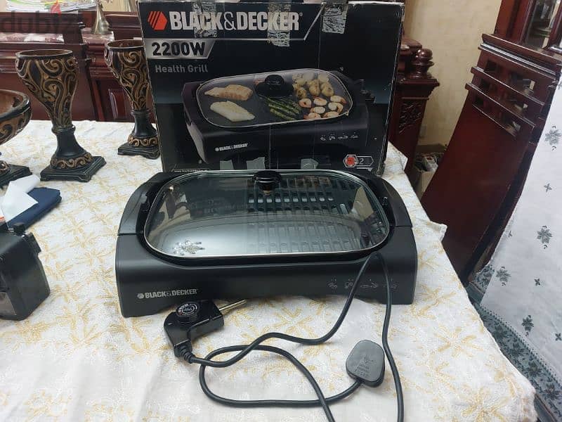 Black & Decker Health grill 2200W. . جهاز جريل بلاك اند ديكر 1