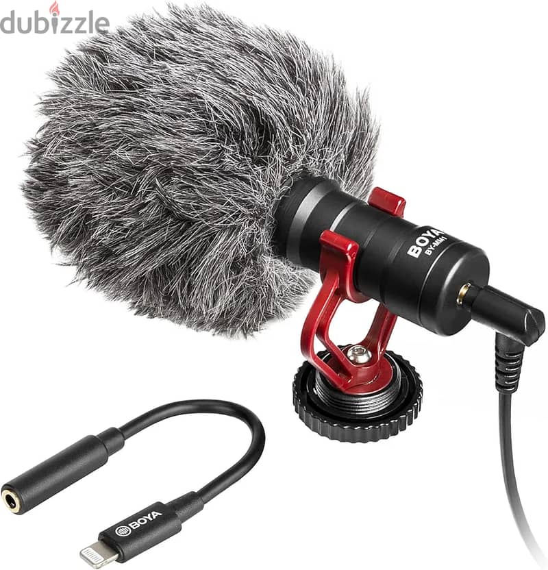 Mic Boya mm1 original with accessories  مايك بويا و أكسسوارت أصلي 1