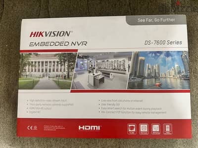 New Hikvision DS-7604NI-K1 NVR ( 2 devices )