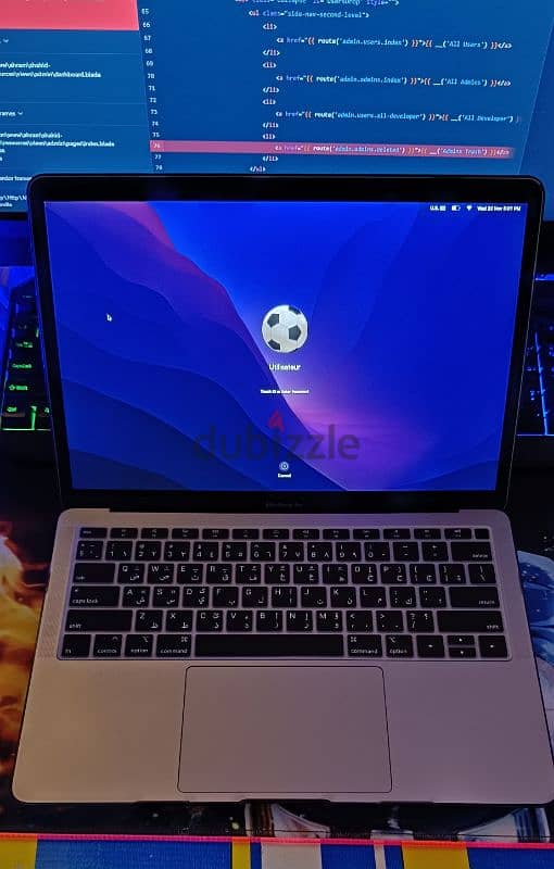 macbook air 2018 /13 inch رامات 16 جيجا 9