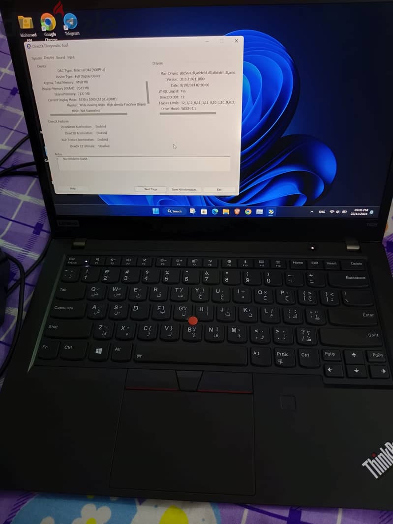 thinkpad t495 ryzen 7pro 3700 16Ram 2