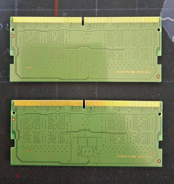 Two SAMSUNG DDR5 LAPTOP RAM 8GB 4800MHZ 1