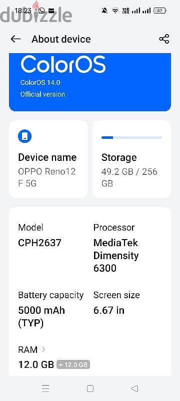 oppo Reno 12f 5g 256 0