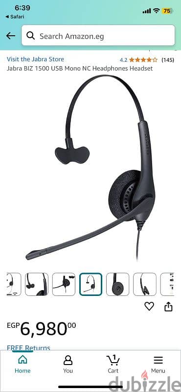 Jabra BIZ 1500 USB Mono NC 3