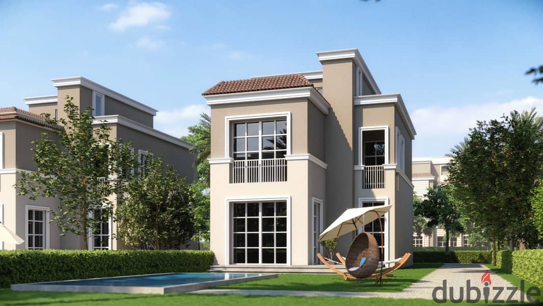 S villa for sale 239m in The Butterfly Compound Mostakbal City with installments over 8 years 0