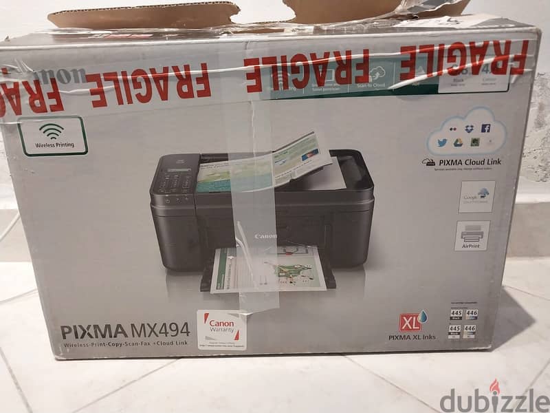 طابعة - فاكس و سكانر وكوبيير    Canon  Pixma MX 494 4