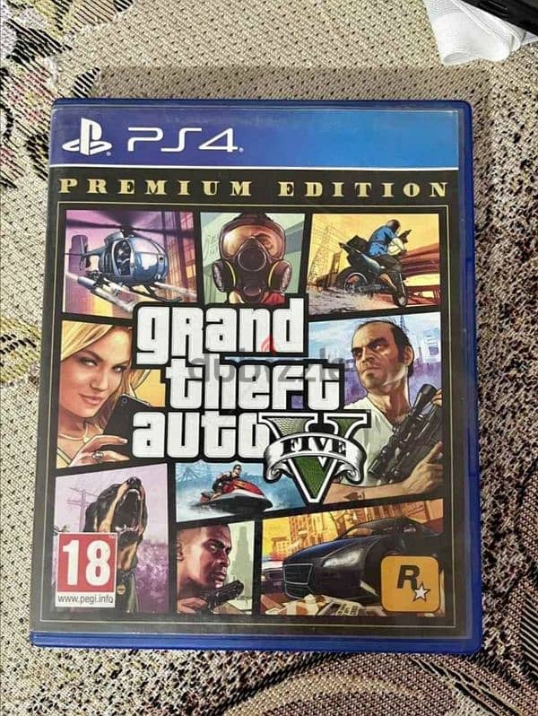 Gta v premium edition  للبيع فقط مستعملة استعمال خفيف 0