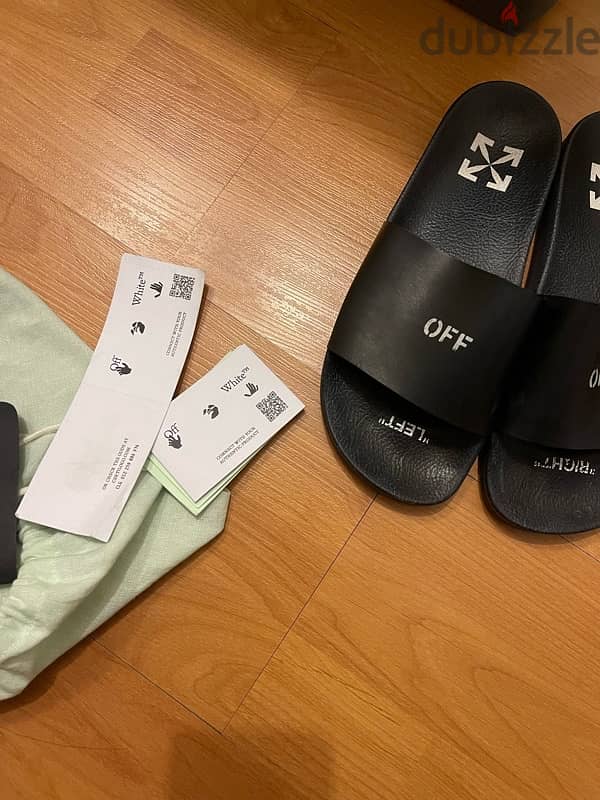 Off White Slides Original Size 39 3