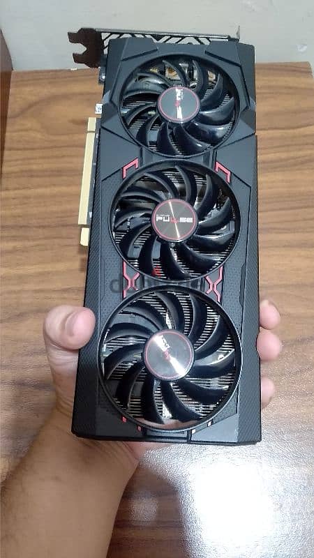 كرت rx5600 xt puls  ٣ مراوح كتر جبار 7