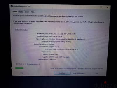 dell core i5 inspire on N5110