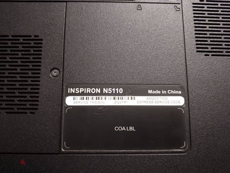 dell core i5 inspire on N5110 10