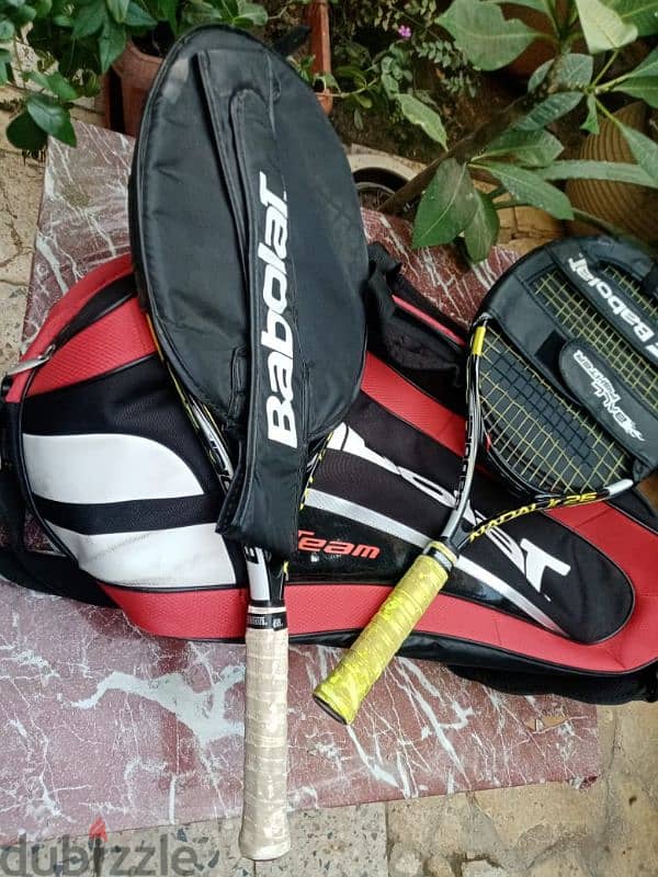 احقيبه مع مضارب تنس Team Line 6 من Babolat - 7