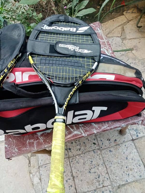 احقيبه مع مضارب تنس Team Line 6 من Babolat - 14