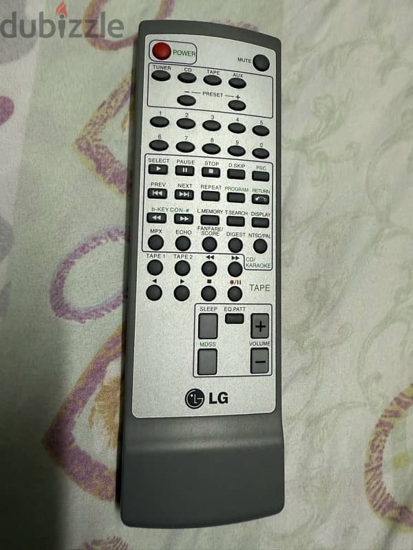 LG -FFH567MVA speaker system not used with Box and remote 7