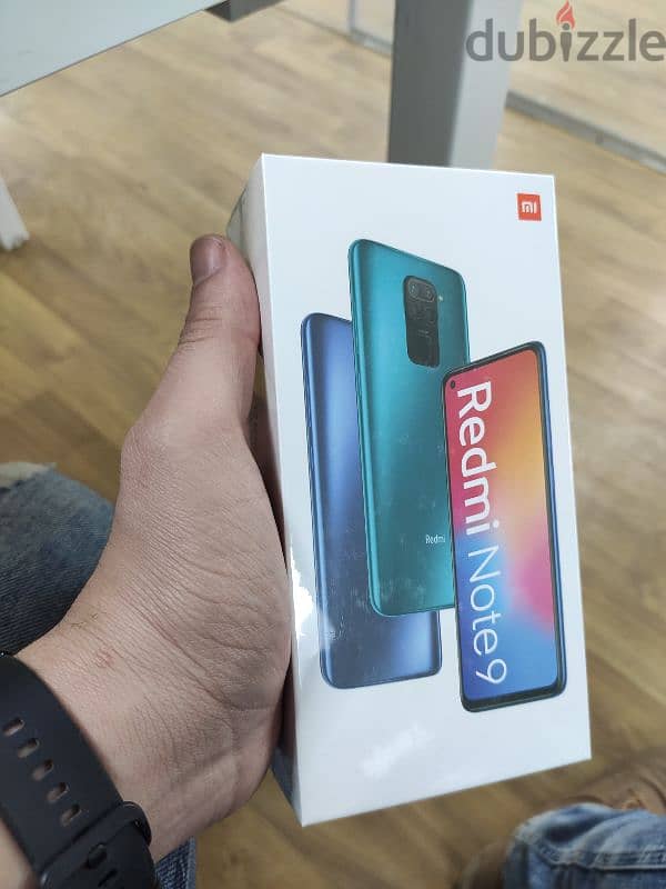 Redmi Note 9 (64GB) جديد متبرشم ضمان محلي 0