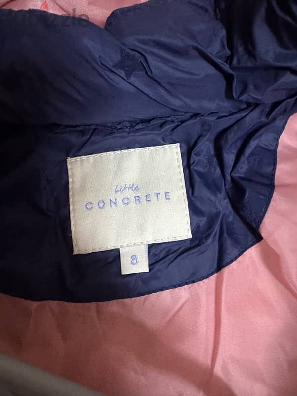 concrete kids jacket size 8 1