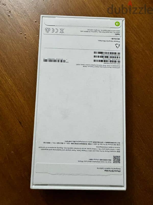 iphone 16 promax 256 desert titanium  za hong kong 1