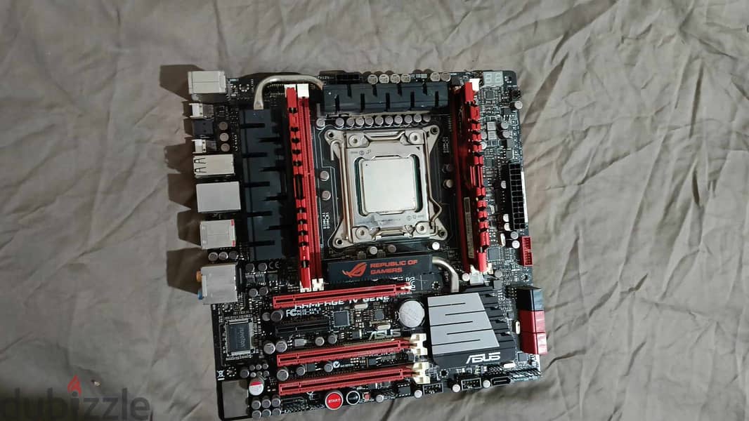 باندل مازربورد  + بروسيسور I7 3820 + رام 8 جيجا DDR3 1866 0