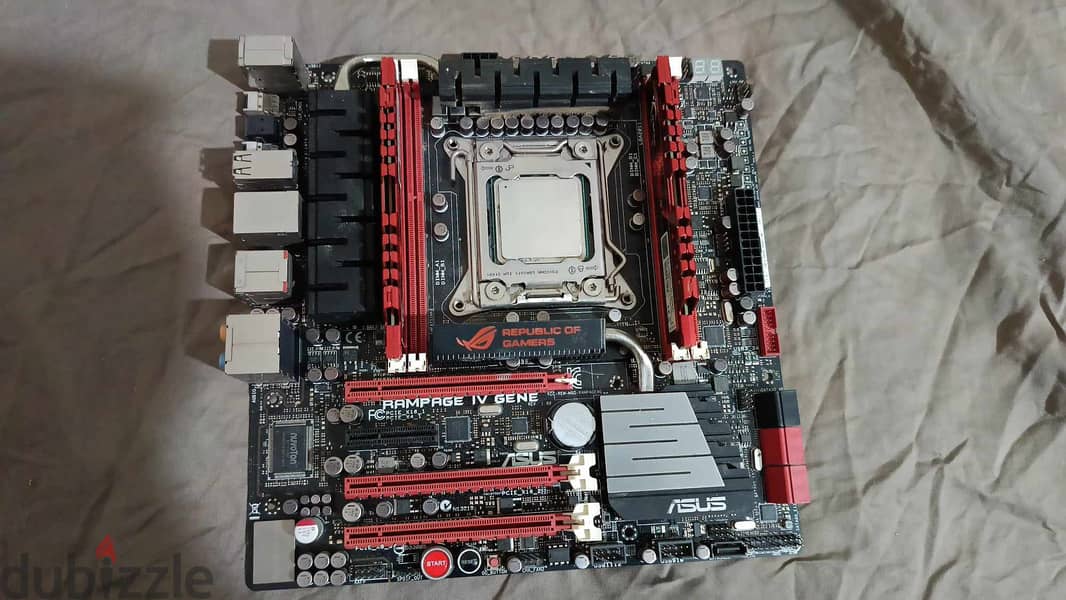 باندل مازربورد  + بروسيسور I7 3820 + رام 8 جيجا DDR3 1866 3