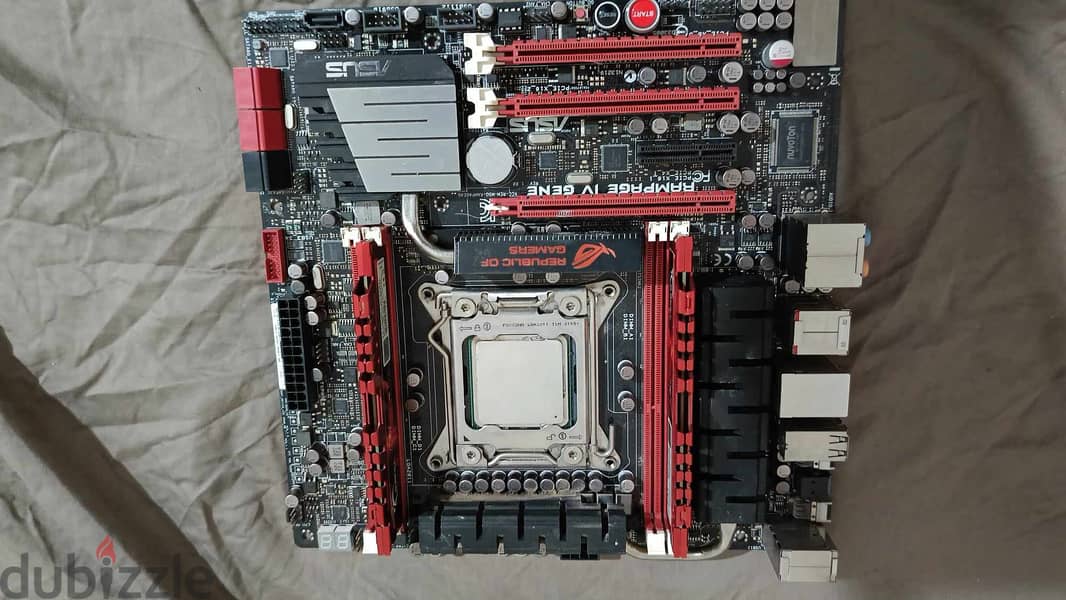 باندل مازربورد  + بروسيسور I7 3820 + رام 8 جيجا DDR3 1866 6