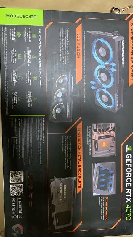 graphics card RTX 4070 2