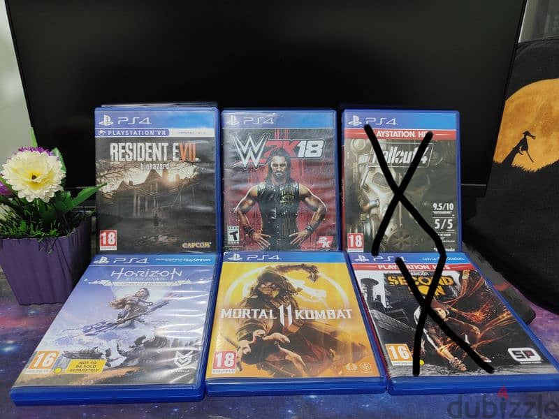 PS4 Games for sale ألعاب بلايستيشن 4 0