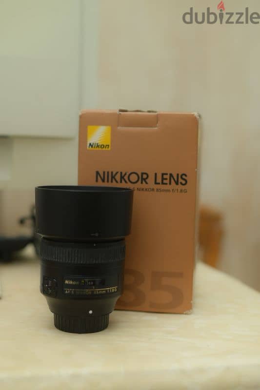 عدسه نيكون 85 فتحه 1.8 g nikon 85 5