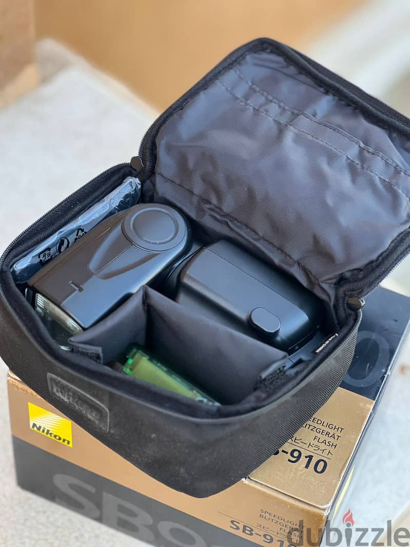 Nikon Flash SB-910 Like new used 1 time only | فلاش SB-910 Nikon 2