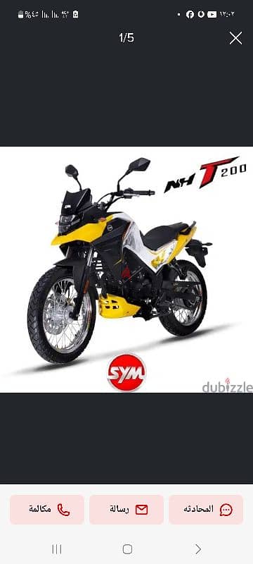 اس واي ام sym nh180  بحاله جيده جدا ماشاءالله