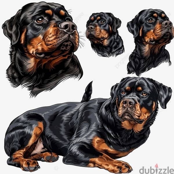 مـطـلوب ذڪر Rottweiler للزواج مـن Pit bull 0