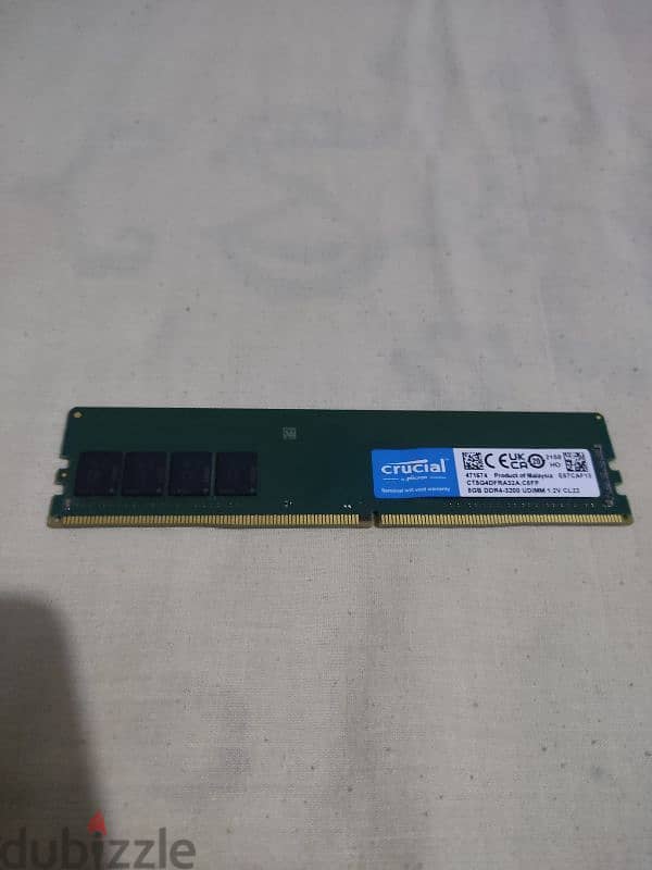 Ram 8 Gb DDR4 3200 Mhz Crucial 0