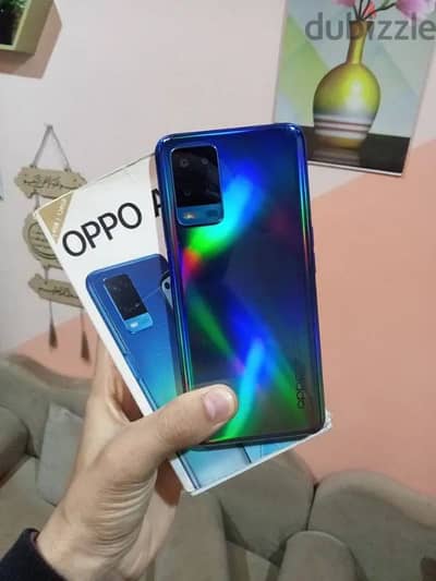 تلفون OPPO A54 معاه العلبه والشاحن وجراب وأسكرينه