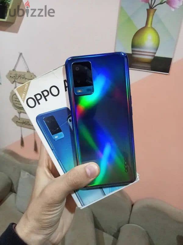 تلفون OPPO A54 معاه العلبه والشاحن وجراب وأسكرينه 1